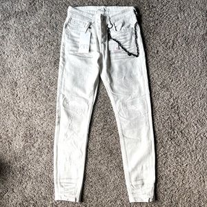 Zara BRAND NEW Skinny Fit White Jeans Size 30